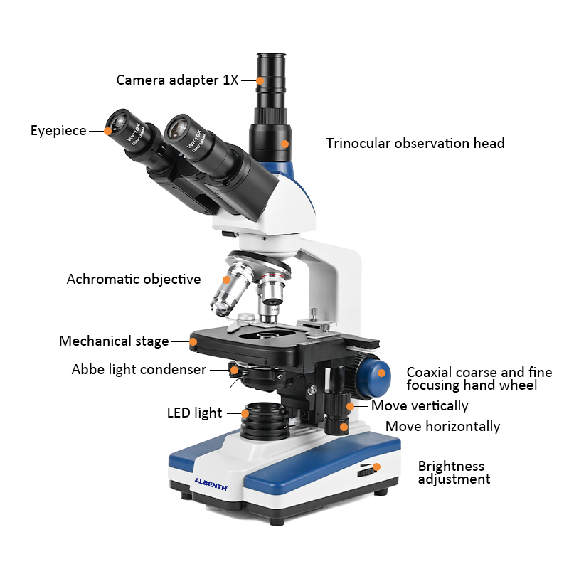 40X-2500X Professional Biologi - Microscope Compound 40X 评论和价格