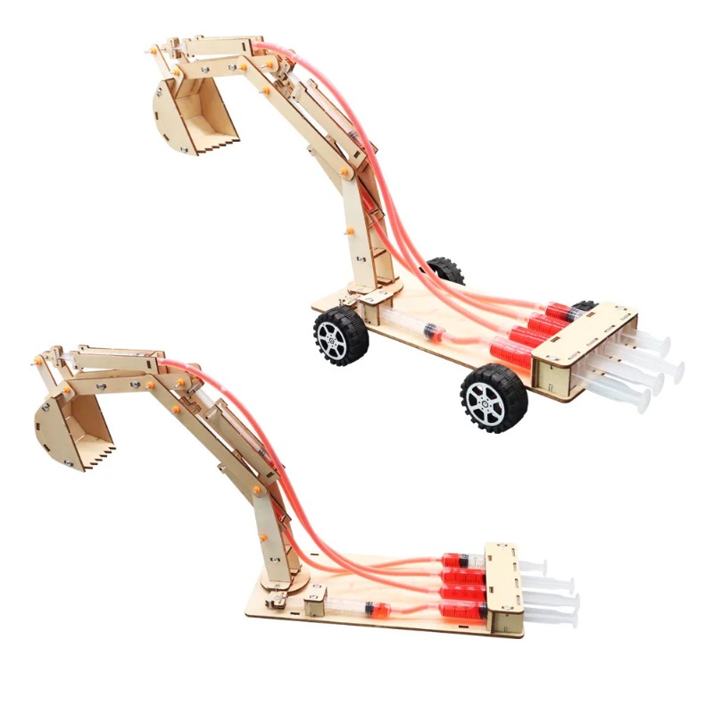 Handmade Hydraulic Excavator D - Science Diy Model 评论和价格