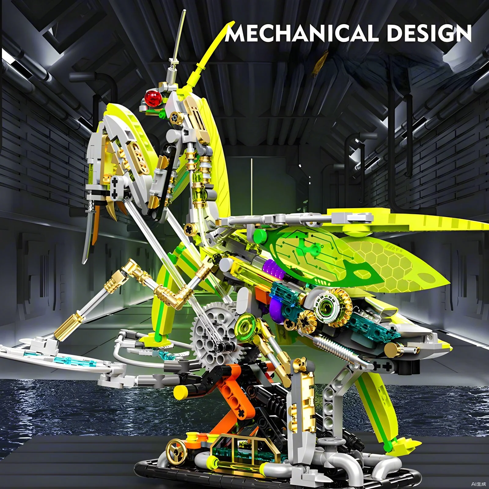 DIY Mantis building blocks sem - Science Diy Model 评论和价格