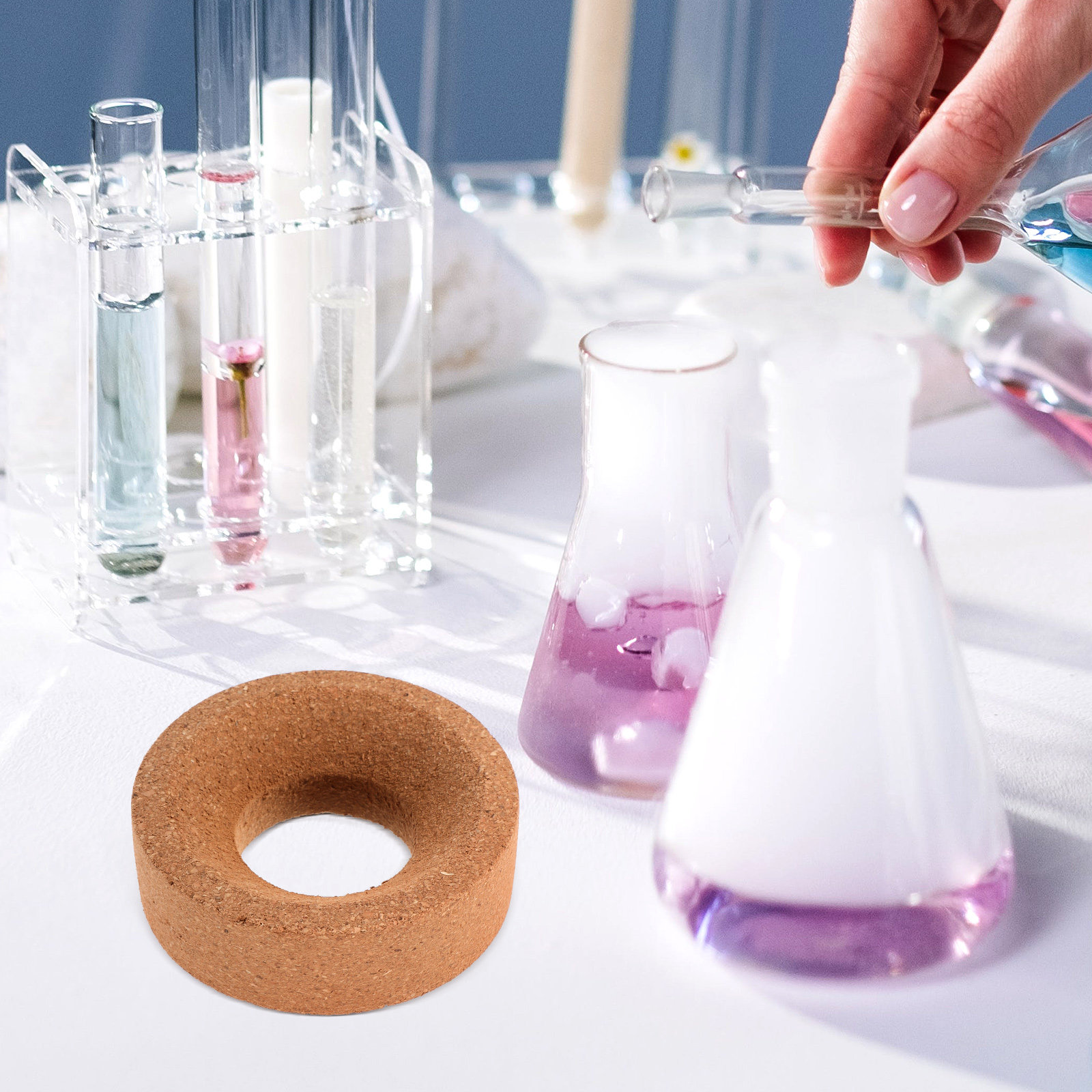 Laboratory Flask Cork Stand He - Science Experiment 评论和价格