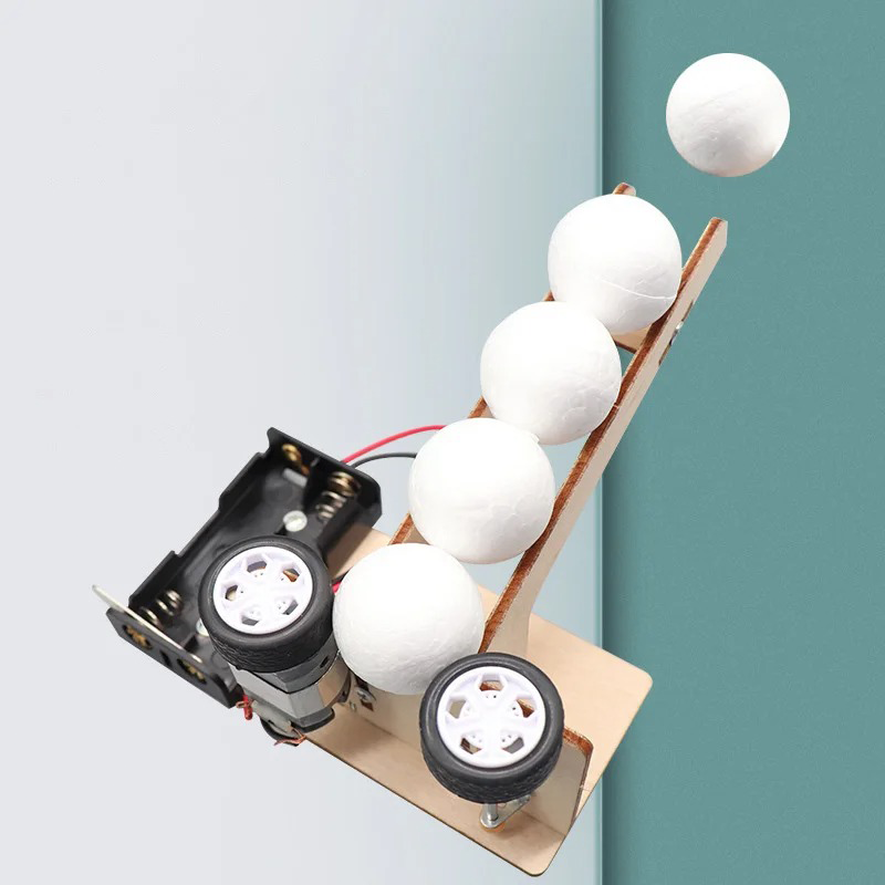 Electric Ball Pitching Machine - Science Diy Model 评论和价格