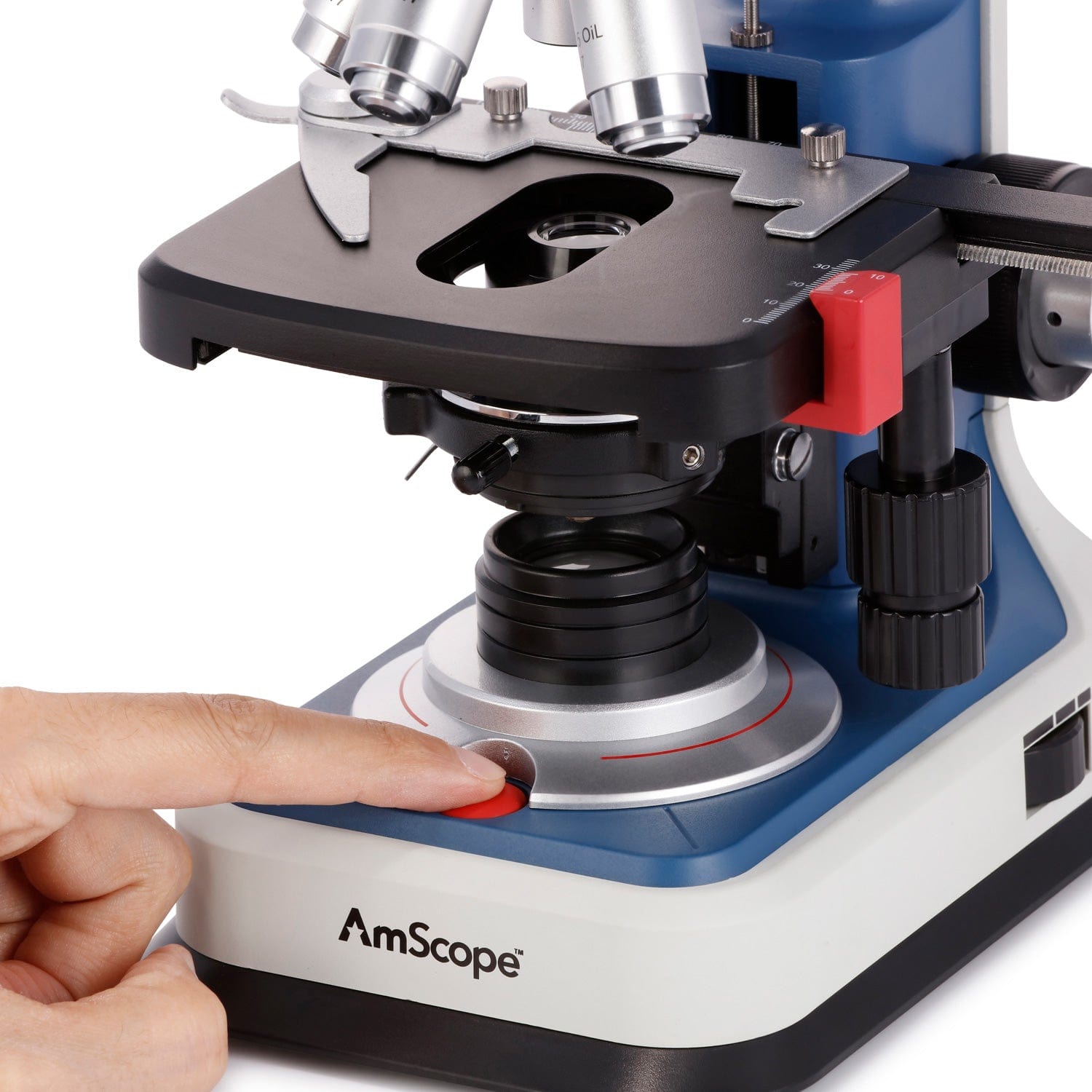 AmScope  40X-2500X Magnificati - Microscope Compound 40X 评论和价格