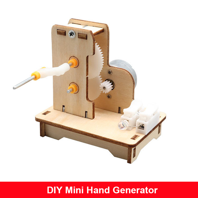DIY Mini Hand Generator DIY Sc - Science Diy Model 评论和价格