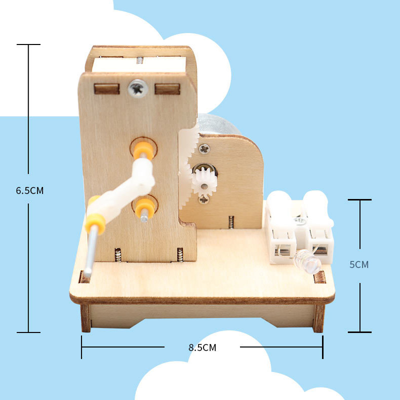 DIY Mini Hand Generator DIY Sc - Science Diy Model 评论和价格