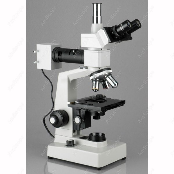 AmScope Metallurgical Trinocul - Microscope Compound 40X 评论和价格