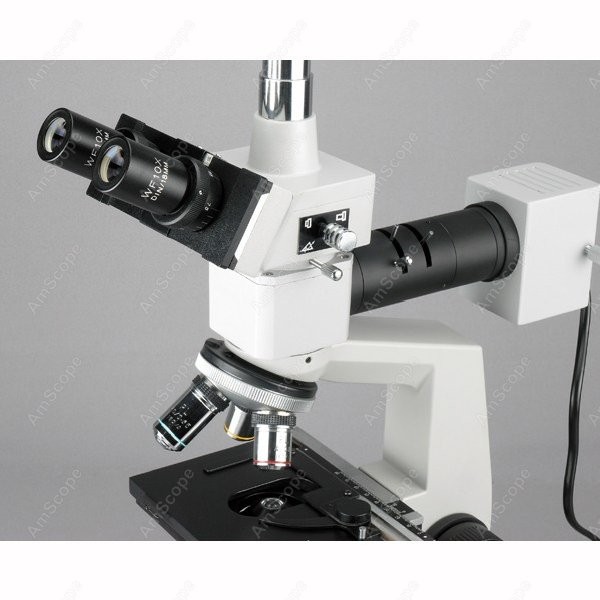 AmScope Metallurgical Trinocul - Microscope Compound 40X 评论和价格