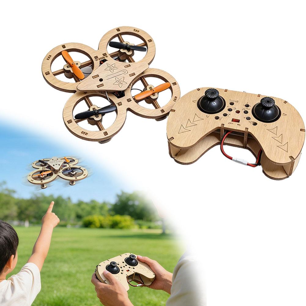 DIY Wooden RC Drone Quadcopter - Science Diy Model 评论和价格