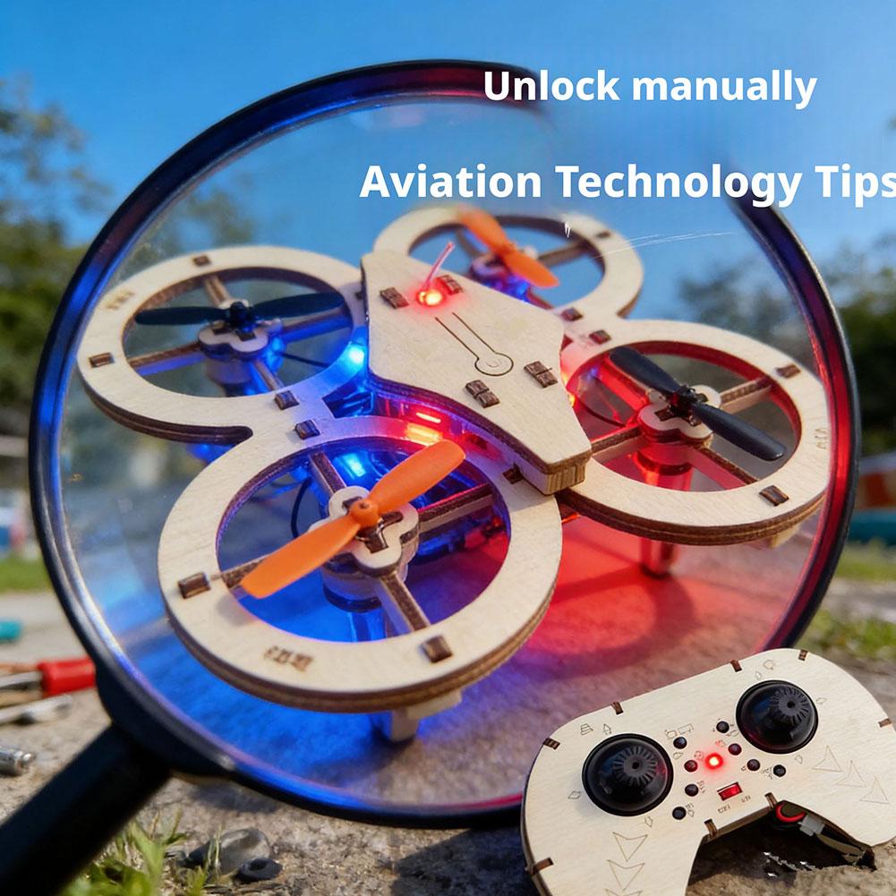 DIY Wooden RC Drone Quadcopter - Science Diy Model 评论和价格