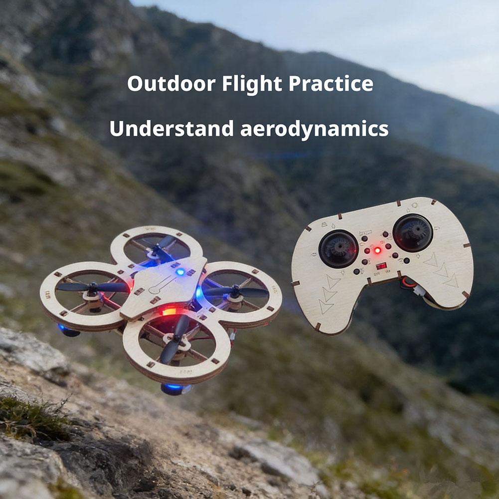 DIY Wooden RC Drone Quadcopter - Science Diy Model 评论和价格