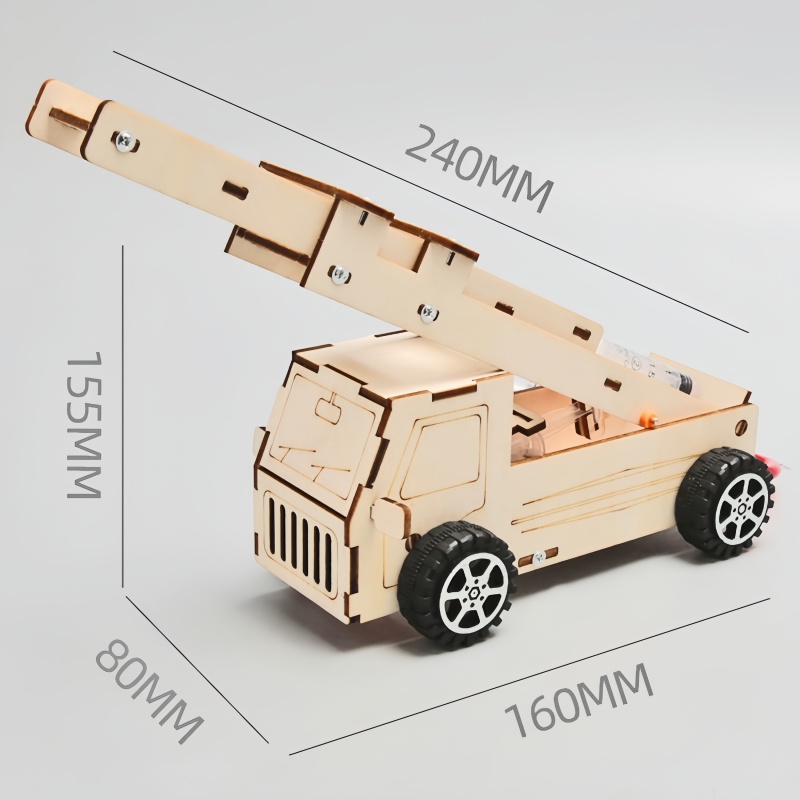 DIY Wood Ladder Fire Truck Mod - Science Diy Model 评论和价格